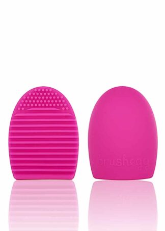 brush cleaning egg pink