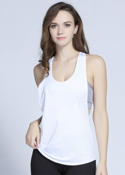 Hip Tank top White front